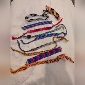 Colorful Woven Friendship Bracelets Set